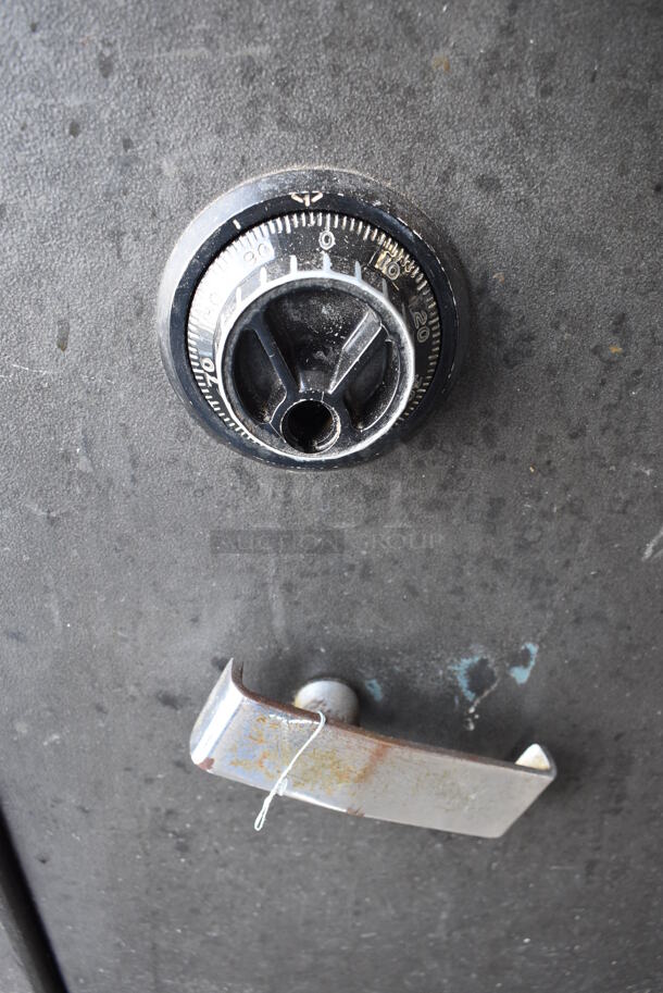Reliance Black Metal Single Compartment Safe. Comes w/ Combination. 26x31x35.5 - Image 3 of 6