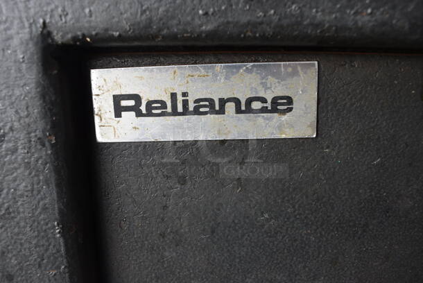 Reliance Black Metal Single Compartment Safe. Comes w/ Combination. 26x31x35.5 - Image 4 of 6