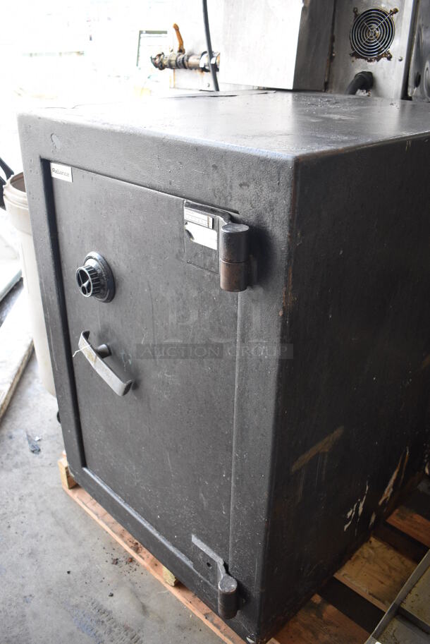 Reliance Black Metal Single Compartment Safe. Comes w/ Combination. 26x31x35.5 - Image 6 of 6