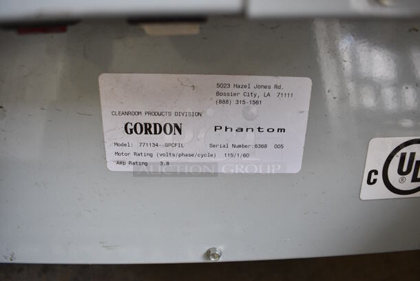 APPEARS NEW! Gordon Phantom Model 771134-SPCFIL Metal Commercial Clean Room Filter Fan. 24x36x11 - Image 5 of 5