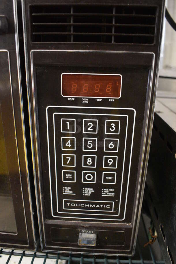 Amana Radarange Touchmatic Metal Commercial Countertop Microwave Oven. 23x18.5x15 - Image 5 of 5