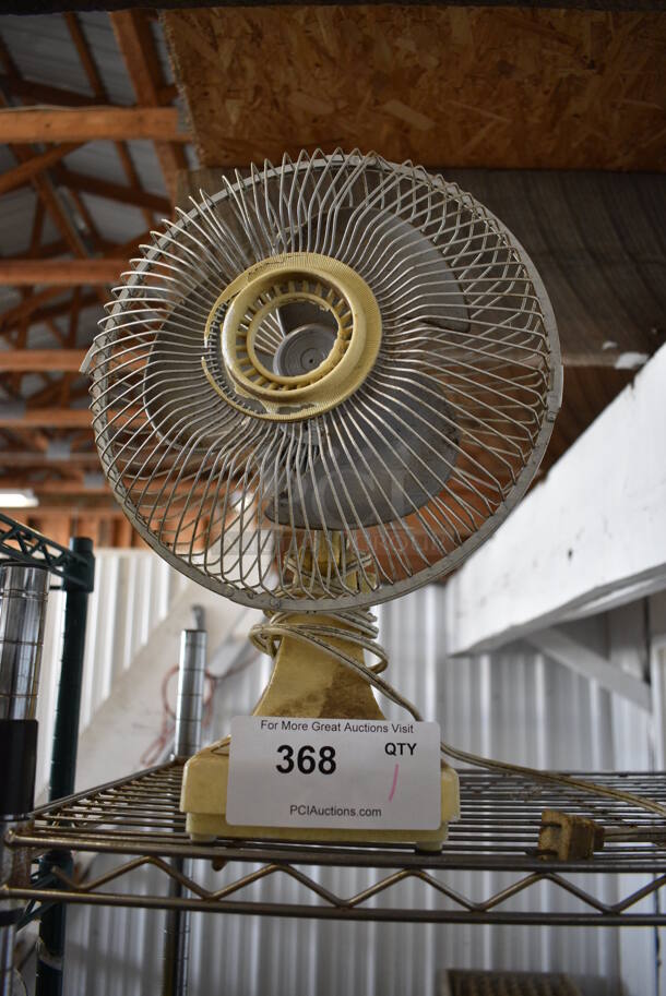 Metal Countertop Fan. 12x9x15 - Image 1 of 2