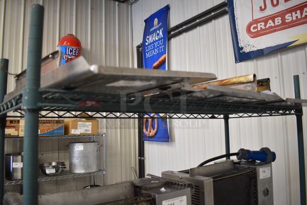3 Metal Pieces. Possibly Pieces For Vertical Toaster. 16x19x4. 3 Times Your Bid! - Image 3 of 4