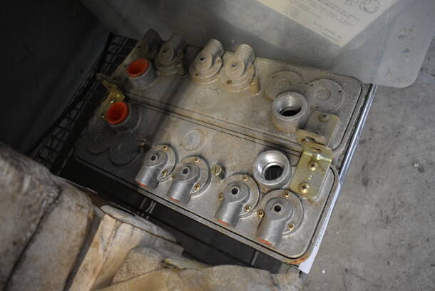 2 American Air Filter Gray Metal Pieces. 12.5x4x4. 2 Times Your Bid! - Image 3 of 5