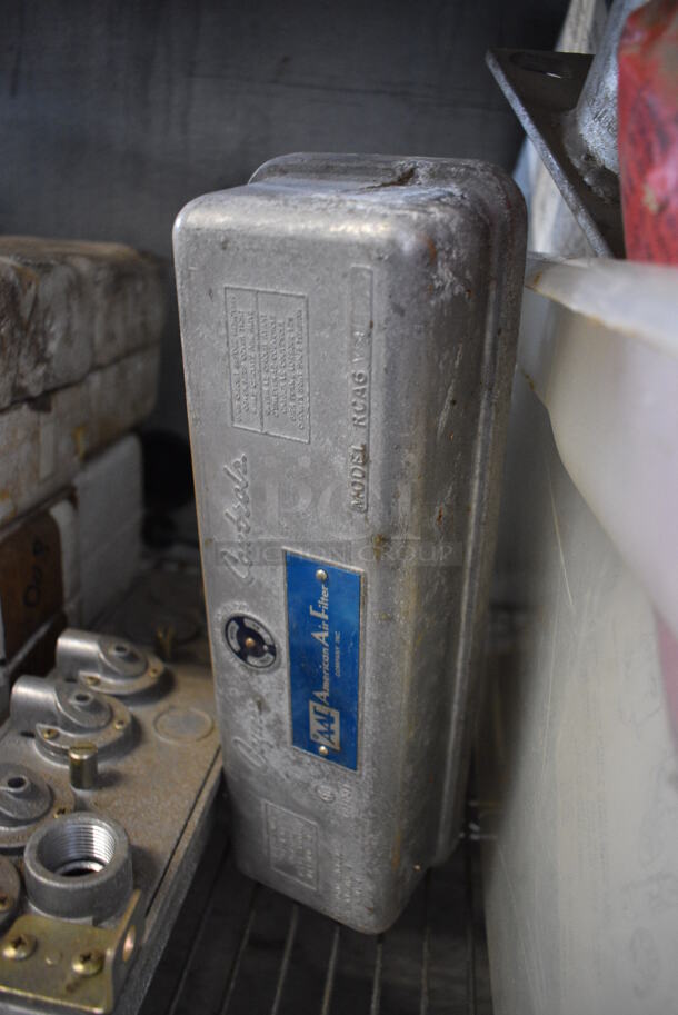 2 American Air Filter Gray Metal Pieces. 12.5x4x4. 2 Times Your Bid! - Image 4 of 5
