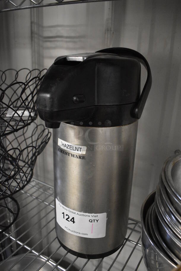 Crestware Stainless Steel Air Pot. 6x8x13.5 - Image 1 of 4