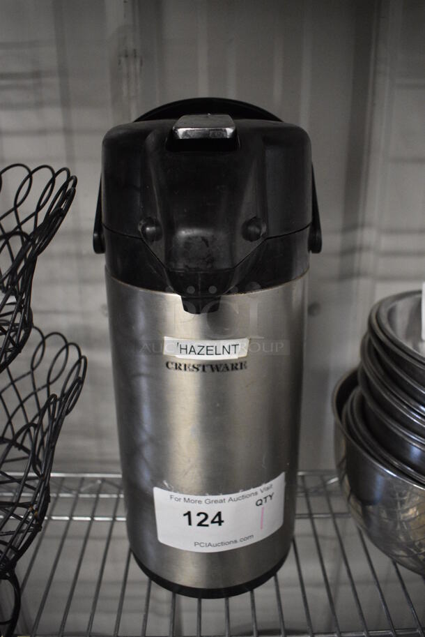 Crestware Stainless Steel Air Pot. 6x8x13.5 - Image 2 of 4