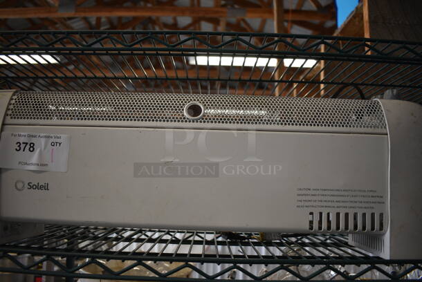 Soleil Model LH-884 Metal Warmer. 120 Volts, 1 Phase. 29.5x5.5x9. Tested and Working! - Image 3 of 4