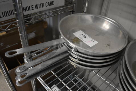 5 Metal Skillets. 18x10.5x2. 5 Times Your Bid!