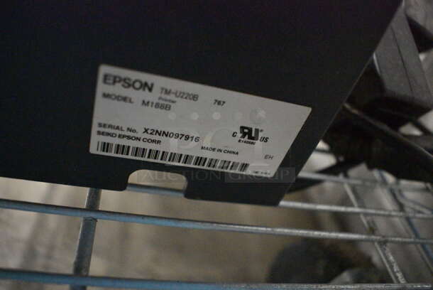 Epson Model M188B Receipt Printer. 6.5x9.5x5 - Image 4 of 4