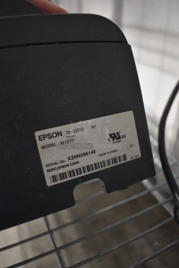 Epson Model M188B Receipt Printer. 6.5x9.5x5 - Image 4 of 5