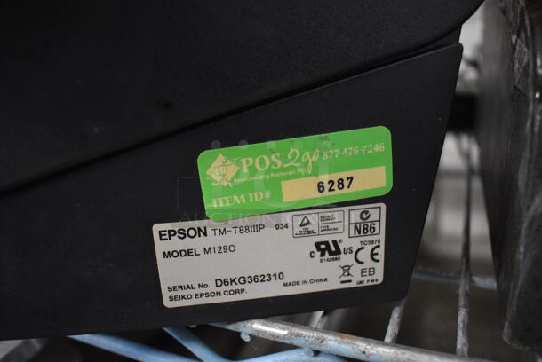 Epson Model M129C Receipt Printer. 6x8x6 - Image 5 of 5
