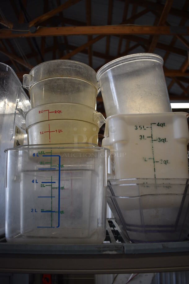 ALL ONE MONEY! Lot of Various Poly Containers! - Image 4 of 4