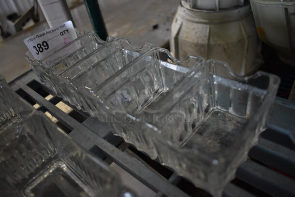 5 Glass Sugar Caddies. 3.5x2.5x2. 5 Times Your Bid! - Image 2 of 2