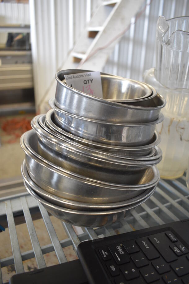 13 Various Metal Bowls. Includes 5.5x5.5x4. 13 Times Your Bid! - Image 2 of 3