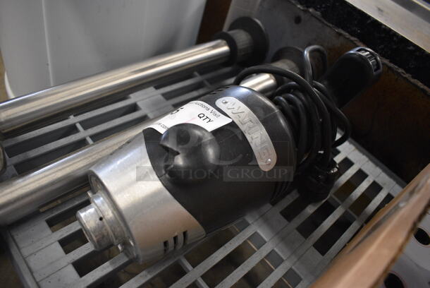 Waring Metal Commercial Immersion Blender w/ 2 Blades. 30", 32". Tested and Working! - Image 3 of 3