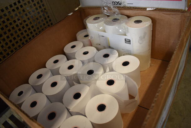 ALL ONE MONEY! Lot of Receipt Paper Rolls! - Image 2 of 2