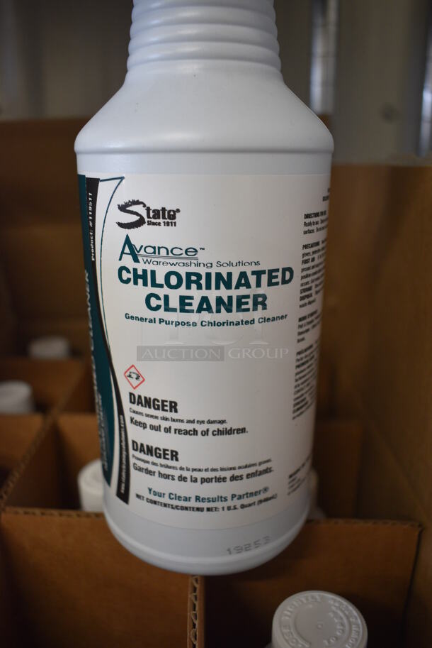 11 Bottles of State Avance Chlorinated Cleaner. 3.5x3.5x10. 11 Times Your Bid! - Image 2 of 3