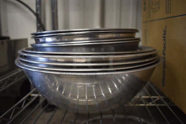 11 Various Metal Bowls. Includes 9.5x9.5x3.5. 11 Times Your Bid! - Image 2 of 2
