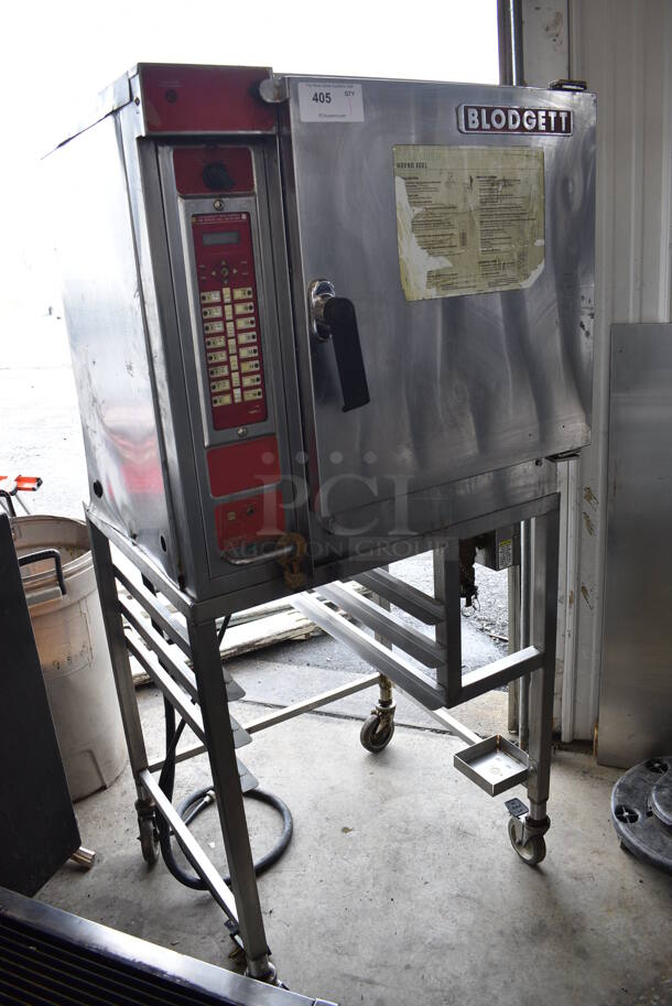 FANTASTIC! Blodgett Model LXL50EC Stainless Steel Commercial Electric Powered Single Compartment Convection Oven on Commercial Casters. 208 Volts, 3 Phase. 32x36x69 - Image 4 of 7