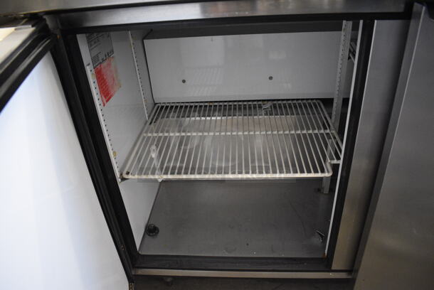 GREAT! True Model TSSU-48-12 Stainless Steel Commercial Sandwich Salad Prep Table Bain Marie Mega Top w/ Cutting Board. 115 Volts, 1 Phase. 48.5x30x43. Tested and Powers On But Temps at 55 Degrees - Image 6 of 8
