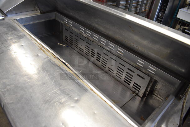 GREAT! Turbo Air Model TST-48SD Stainless Steel Commercial Sandwich Salad Prep Table Bain Marie Mega Top on Commercial Casters. 115 Volts, 1 Phase. 48x30x44. Tested and Powers On But Temps at 50 Degrees - Image 5 of 8