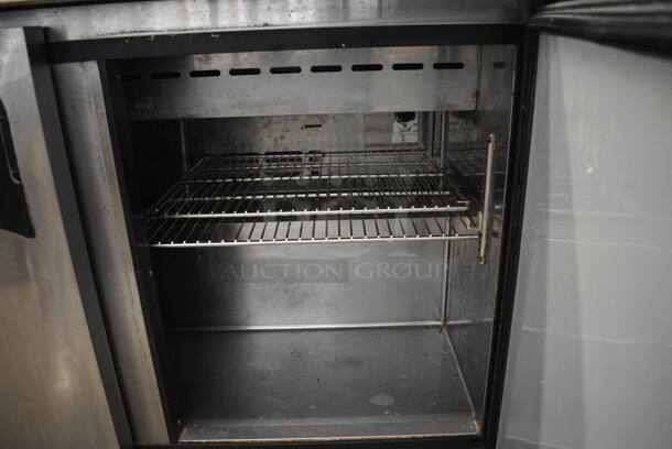 GREAT! Turbo Air Model TST-48SD Stainless Steel Commercial Sandwich Salad Prep Table Bain Marie Mega Top on Commercial Casters. 115 Volts, 1 Phase. 48x30x44. Tested and Powers On But Temps at 50 Degrees - Image 6 of 8
