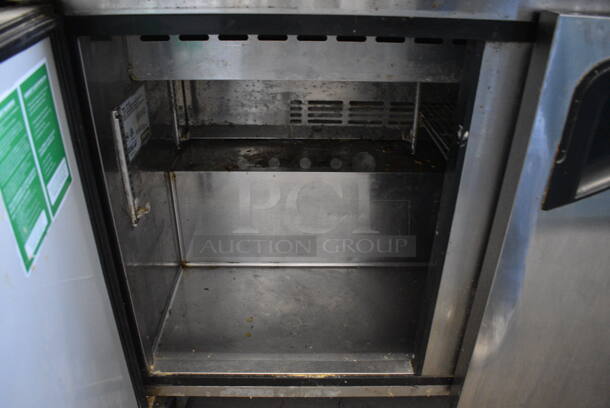 GREAT! Turbo Air Model TST-48SD Stainless Steel Commercial Sandwich Salad Prep Table Bain Marie Mega Top on Commercial Casters. 115 Volts, 1 Phase. 48x30x44. Tested and Powers On But Temps at 50 Degrees - Image 7 of 8