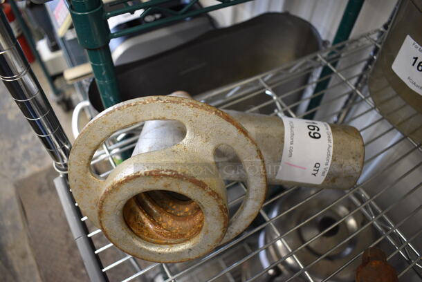 Metal Commercial Meat Grinder. 7x9x11 - Image 2 of 3