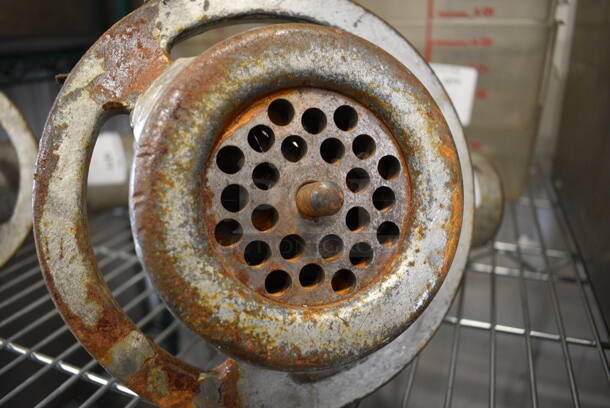 Metal Commercial Meat Grinder. 7x9x11 - Image 3 of 4