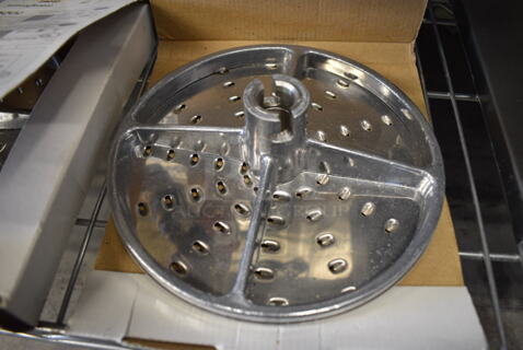 BRAND NEW! Robot Coupe Model RG3 Stainless Steel Commercial Shredding Blade for Food Processor. 7.5x7.5x2