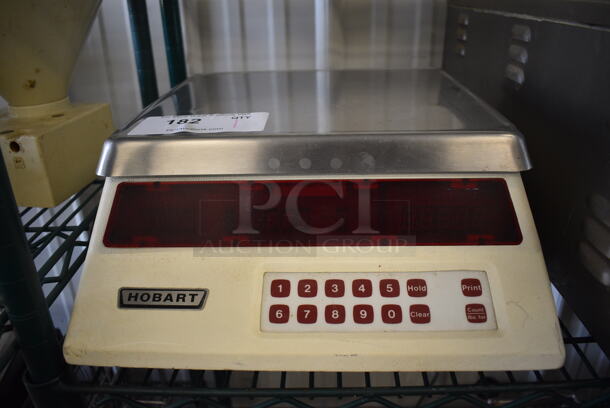 Hobart Model 1840 Metal Commercial Countertop Food Portioning Scale. 115 Volts, 1 Phase. 13x15x6. Tested and Working!