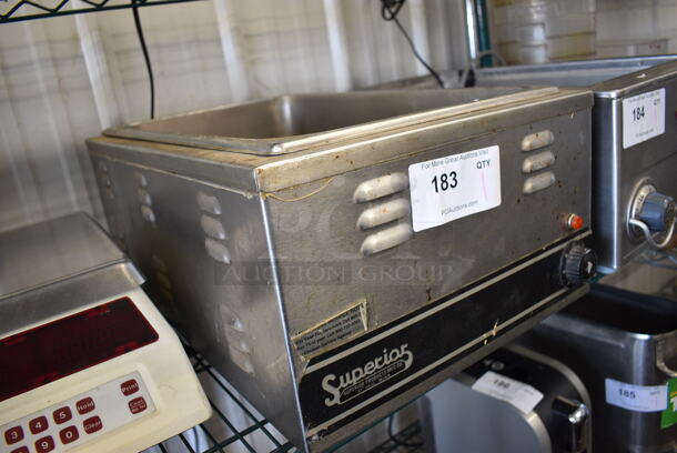 NICE! Superior Stainless Steel Commercial Countertop Food Warmer. 14.5x23x9. Tested and Working! - Image 2 of 5