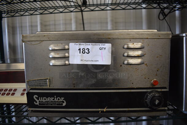 NICE! Superior Stainless Steel Commercial Countertop Food Warmer. 14.5x23x9. Tested and Working! - Image 3 of 5