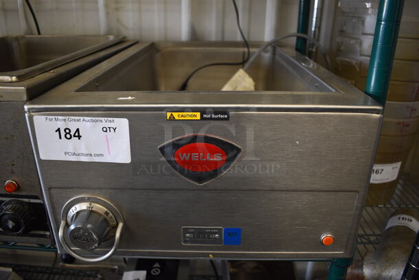 NICE! Wells Model SMPT Stainless Steel Commercial Countertop Food Warmer. 208-240 Volts. 15x24x9