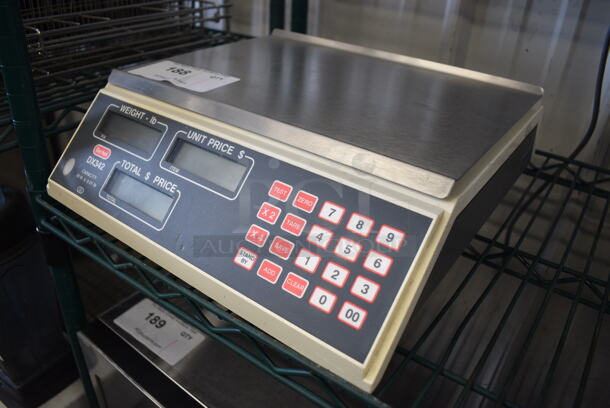 Berkel Model DX342 Metal Countertop Food Portioning Scale. 14x14.5x5. Cannot Test Due To Missing Power Cord - Image 2 of 3