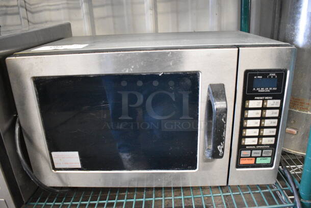 Stainless Steel Commercial Countertop Microwave Oven. 20x16x12