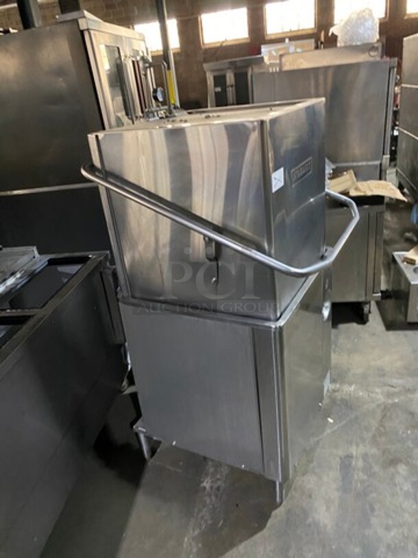 Hobart Commercial Heavy Duty Pass Through Dishwasher! All Stainless Steel! Model AM15 Serial 231114475! 3Phase! On Legs! - Image 3 of 11