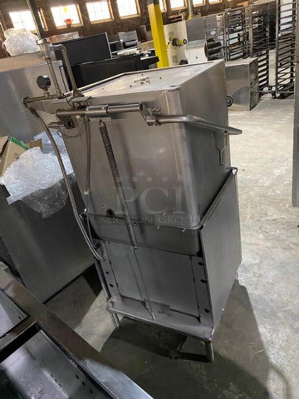 Hobart Commercial Heavy Duty Pass Through Dishwasher! All Stainless Steel! Model AM15 Serial 231114475! 3Phase! On Legs! - Image 4 of 11