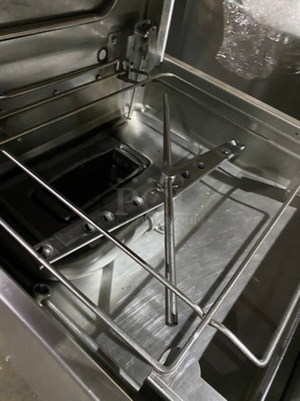 Hobart Commercial Heavy Duty Pass Through Dishwasher! All Stainless Steel! Model AM15 Serial 231114475! 3Phase! On Legs! - Image 5 of 11