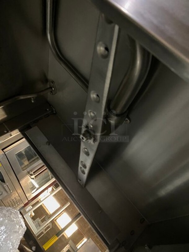 Hobart Commercial Heavy Duty Pass Through Dishwasher! All Stainless Steel! Model AM15 Serial 231114475! 3Phase! On Legs! - Image 6 of 11