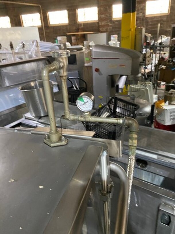 Hobart Commercial Heavy Duty Pass Through Dishwasher! All Stainless Steel! Model AM15 Serial 231114475! 3Phase! On Legs! - Image 9 of 11