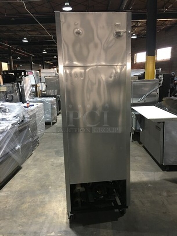 True Commercial Single Door Reach In Freezer! All Stainless Steel! Model T23F Serial 7916296! 115V 1 Phase! On Commercial Casters! - Image 2 of 8
