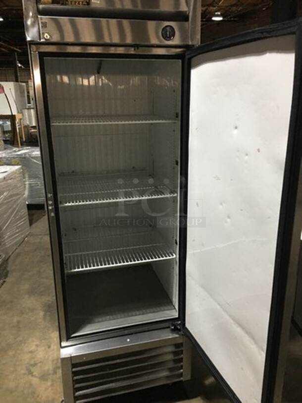 True Commercial Single Door Reach In Freezer! All Stainless Steel! Model T23F Serial 7916296! 115V 1 Phase! On Commercial Casters! - Image 3 of 8