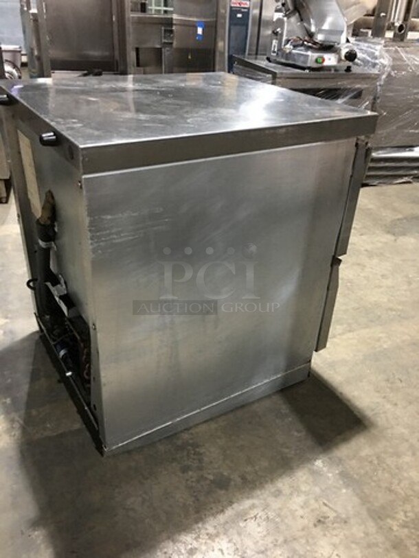 Continental Commercial Refrigerated Lowboy Cooler! With 2 Drawers Underneath! All Stainless Steel! Model SW27 Serial 15079268! 115V 1 Phase! - Image 3 of 8