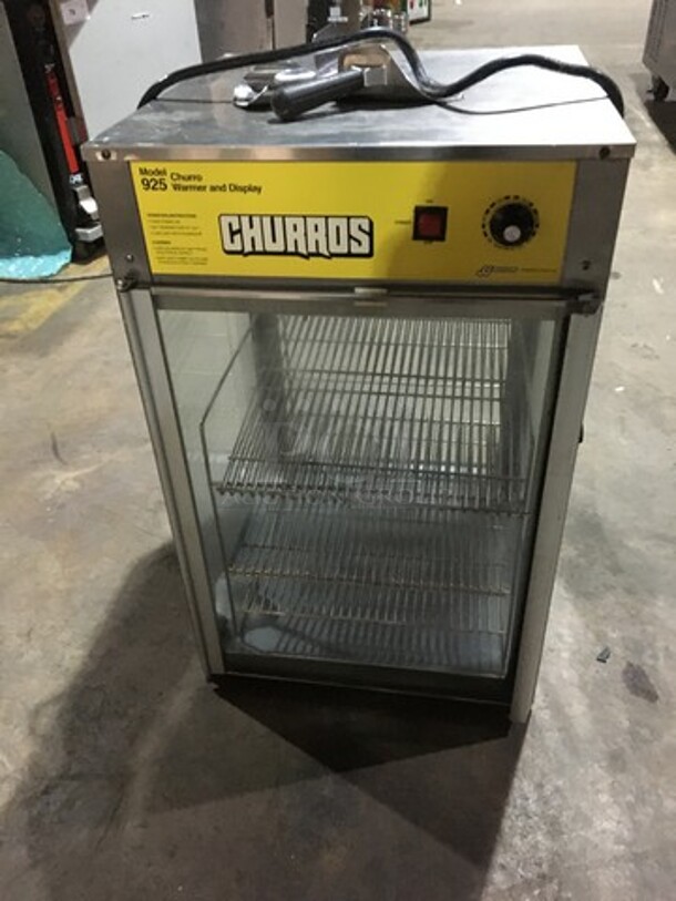 Wisco Commercial Countertop Food Warmer Display Case! Glass All Around Showcase Style! Model OOJJ925 Serial 110281856! 120V! - Image 3 of 9