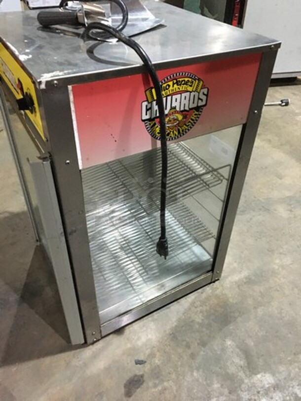 Wisco Commercial Countertop Food Warmer Display Case! Glass All Around Showcase Style! Model OOJJ925 Serial 110281856! 120V! - Image 4 of 9