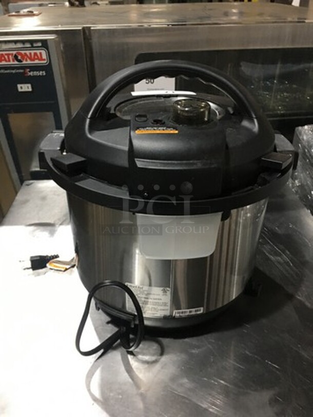 Instant Pot Countertop Electric Pressure Cooker! All Stainless Steel! Model DUOEVOPLUS80! 120V!
 - Image 3 of 8