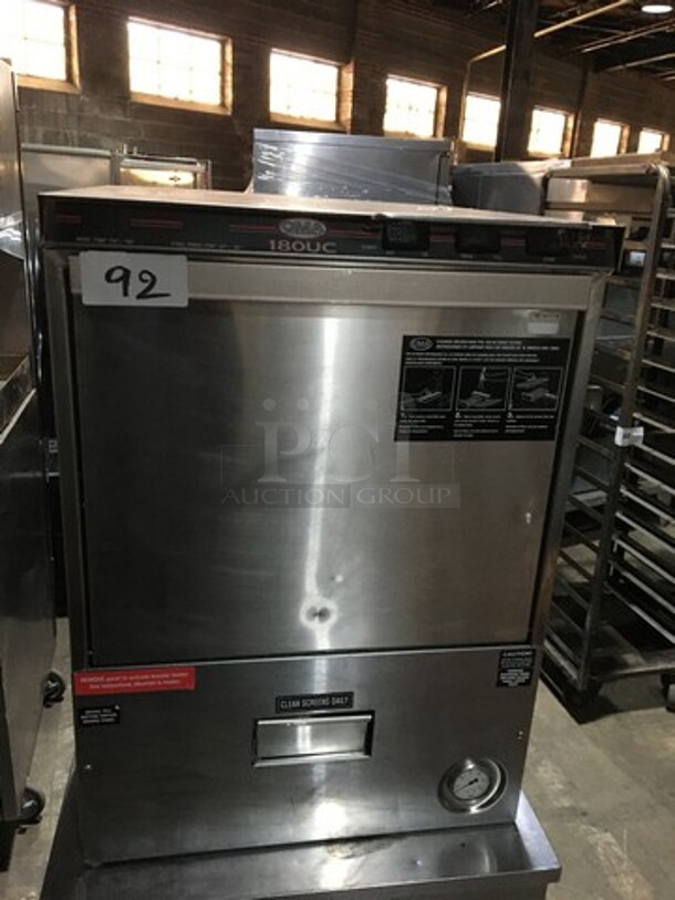 CMA Commercial Under The Counter Heavy Duty High Temp Dishwasher! All Stainless Steel! Model CMA180UC! 208/230V 1Phase!