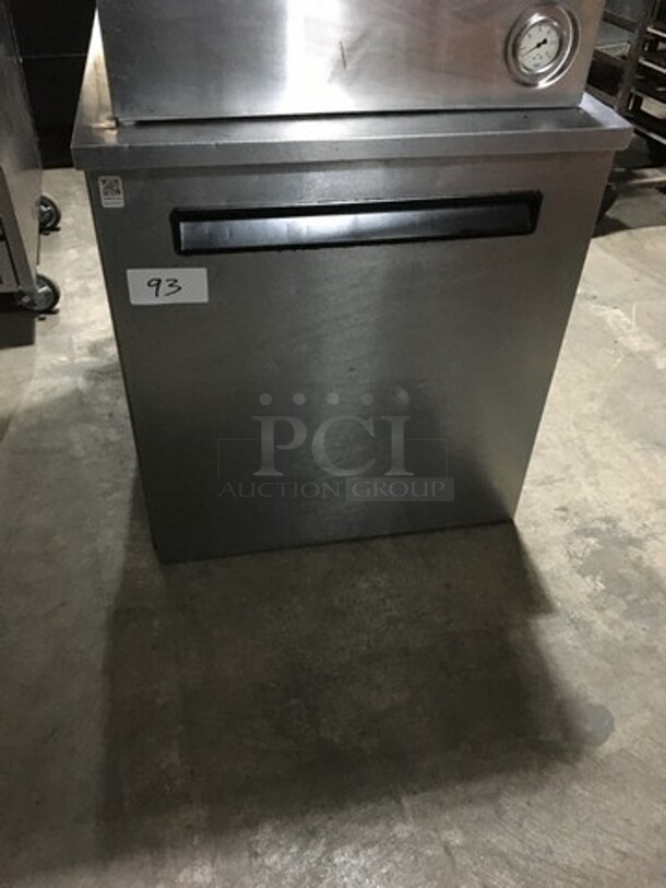 Delfield Commercial Single Door Lowboy! All Stainless Steel! Model 406STAR4 Serial 0702152002384! 115V 1Phase! 